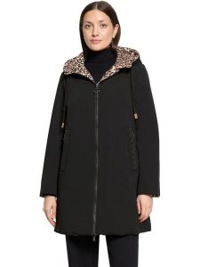 Betty Barclay Dwustronny płaszcz w kolorze beżowo-czarnym rozmiar: 38. Brązowe płaszcze Betty Barclay, bez wzorów, bez kaptura. Za 589,95 zł.