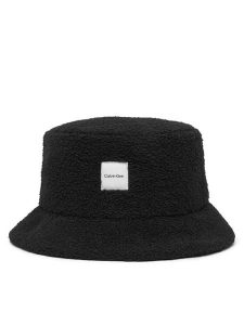 Calvin Klein Kapelusz Boucle LV04F5055G Czarny. Czarne kapelusze Calvin Klein, bez wzorów, z materiału. Za 219,99 zł.