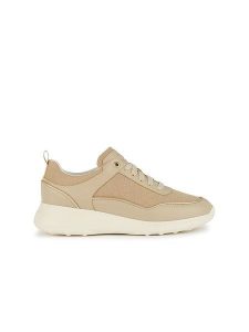 Geox Sneakersy "Alleniee" w kolorze beżowym rozmiar: 39. Brązowe trampki Geox, bez wzorów, bez zapięcia. Za 162,49 zł.