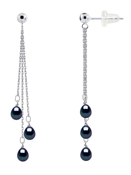 Pearline Srebrne kolczyki-wkrętki z perłami rozmiar: onesize. Niebieskie kolczyki Pearline, z perłą, srebrne. Za 382,99 zł.