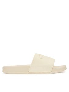 Guess Klapki E6GZ17 BB00F Kremowy. Białe klapki Guess, z aplikacjami, z syntetyku, bez obcasa. Za 199,99 zł.