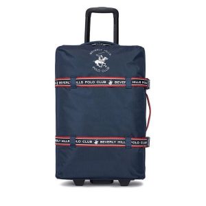 Walizka średnia Beverly Hills Polo Club. Niebieskie walizki Beverly Hills Polo Club, bez wzorów, średnie. Za 299,99 zł.