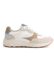 TRAVELIN' Skórzane sneakersy "Rayleigh" w kolorze biało-beżowym rozmiar: 38. Białe trampki Travelin', bez wzorów, bez zapięcia. Za 347,99 zł.