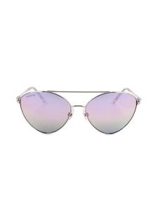 Swarovski Damskie okulary przeciwsłoneczne w kolorze srebrno-jasnoszarym rozmiar: 58. Szare okulary przeciwsłoneczne Swarovski. Za 244,95 zł.