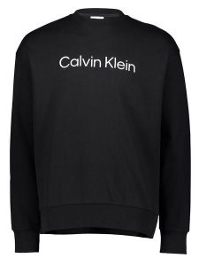 Calvin Klein Bluza w kolorze czarnym rozmiar: M. Czarne bluzy Calvin Klein, m, bez wzorów, z bawełny, bez kaptura. Za 239,99 zł.