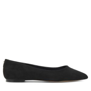 Baleriny Nine West. Czarne balerinki Nine West, bez wzorów, bez obcasa, bez zapięcia. Za 159,99 zł.