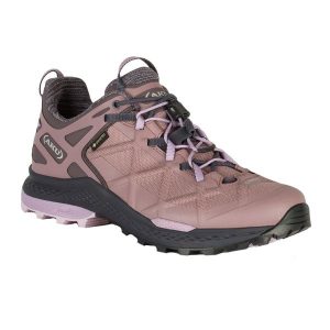 Buty turystyczne damskie AKU W'S ROCKET DFS GTX. Czerwone buty trekkingowe Aku, bez zapięcia. Za 699,99 zł.