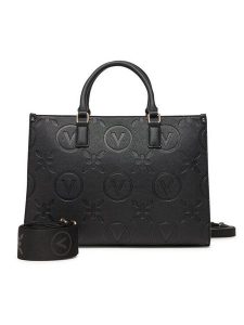 Valentino Torebka Samba Re VBS8ZG05 Czarny. Czarne kuferki Valentino, bez wzorów, ze skóry, bez dodatków. Za 699,99 zł.