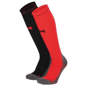 Skarpety kompresyjne do biegania Xtreme, 2 par, Multi Czerwony. Czerwone skarpetki XTREME SOCKSWEAR, bez wzorów. Za 142,99 zł.
