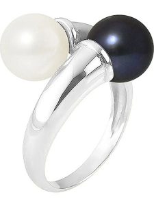 Mitzuko Srebrny pierścionek z perłami rozmiar: 52. Szare pierścionki Mitzuko, z perłą, srebrne. Za 409,00 zł.