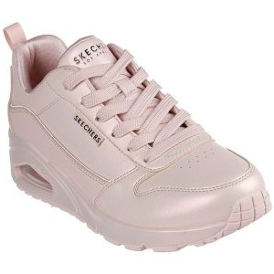 Adidasy Skechers Uno - Galactic Gal, Kobiety. Czerwone buty sportowe Skechers, bez wzorów, z syntetyku, bez zapięcia. Za 387,99 zł.