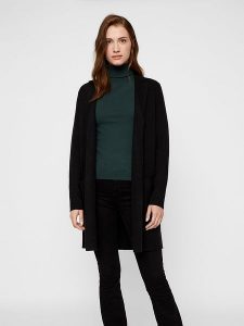Vero Moda Kardigan "Tasty" w kolorze czarnym rozmiar: XS. Czarne kardigany Vero Moda. Za 61,46 zł.