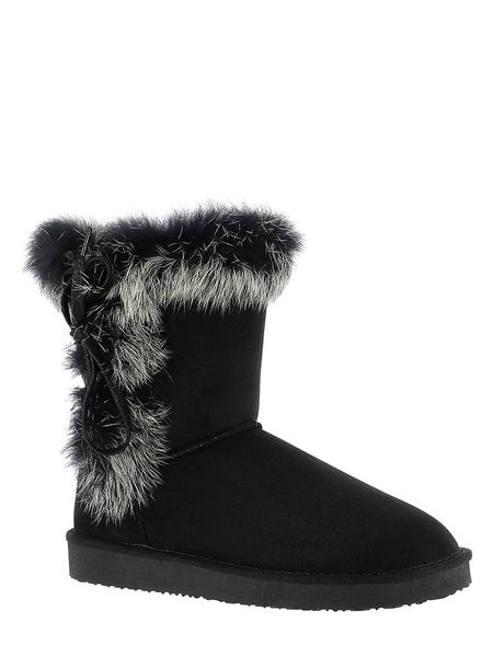 ISLAND BOOT Kozaki zimowe "Christy" w kolorze czarnym rozmiar: 36. Czarne kozaki Island Boot, na zimę, bez wzorów, z materiału, bez obcasa, bez zapięcia. Za 152,62 zł.