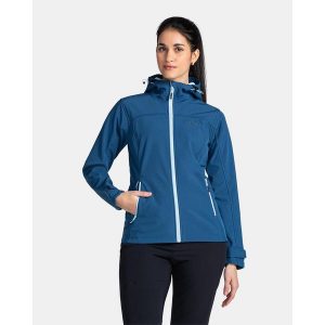 Damska kurtka softshell Kilpi RAVIA-W. Czarne kurtki Kilpi, xs, bez wzorów, z softshellu, bez kaptura. Za 318,77 zł.