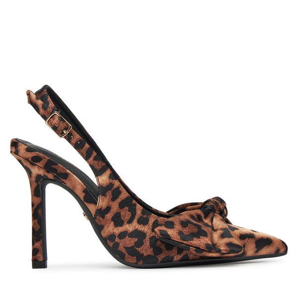 Szpilki DeeZee. Brązowe szpilki DeeZee, bez wzorów, bez obcasa. Za 139,99 zł.