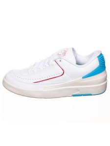 Air Jordan Skórzane sneakersy "2 Retro Low" w kolorze białym rozmiar: 41. Białe trampki Air Jordan, bez wzorów, bez zapięcia. Za 307,46 zł.