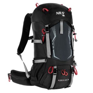 Plecak turystyczny Northlake 30L+10 NC1993 Nils Camp. Czarne plecaki NILS CAMP. Za 249,00 zł.