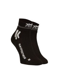 Skarpety biegowe damskie X-Socks Run Speed Two 4.0. Czarne skarpetki X-Socks, bez wzorów, z materiału. Za 65,00 zł.