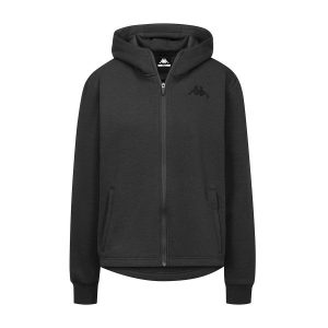 Bluza damska z kapturem Kappa Grittin. Szare kurtki Kappa, bez wzorów, z kapturem. Za 266,00 zł.