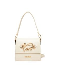 LOVE MOSCHINO Torebka JC4262PP0MKG0110 Écru. Torebki klasyczne LOVE MOSCHINO, bez wzorów, ze skóry, bez dodatków. Za 619,99 zł.
