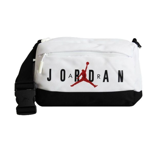 Saszetka na ramię Air Jordan Jam HBR Crossbody Biała - SM9031-001. Białe nerki i saszetki Jordan, bez wzorów. Za 124,20 zł.