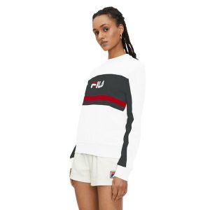 Bluza damska FILA Lishui. Zielone bluzy Fila, s, bez wzorów, bez kaptura. Za 169,99 zł.