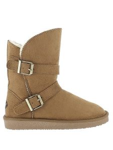 Blackfield Botki zimowe "Camphor" w kolorze jasnobrązowym rozmiar: 38. Brązowe botki Blackfield, na zimę, z aplikacjami, z materiału, z okrągłym noskiem, bez obcasa, bez zapięcia. Za 130,99 zł.