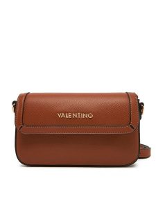 Valentino Torebka Ivy VBS8NR09 Brązowy. Brązowe listonoszki Valentino, bez wzorów, z tworzywa sztucznego, bez dodatków. Za 289,99 zł.