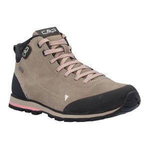 Buty turystyczne damskie CMP Elettra Mid WP. Brązowe buty trekkingowe CMP, bez zapięcia. Za 377,99 zł.