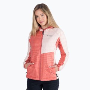 Kurtka puchowa damska Columbia Platinum Peak Hooded. Brązowe kurtki Columbia, s, bez wzorów, z puchu, bez kaptura. Za 339,99 zł.