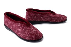 ADANEX 29174 DIP6VV bordowy, kapcie damskie. Czerwone kapcie Adanex, bez wzorów. Za 80,99 zł.