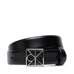 Pasek Calvin Klein. Czarne paski Calvin Klein, bez wzorów. Za 150,99 zł.