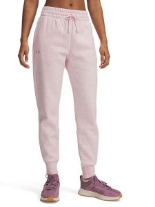 Under Armour Spodnie polarowe w kolorze jasnoróżowym rozmiar: M. Różowe spodnie dresowe Under Armour, m, bez wzorów, z polaru, outdoorowe. Za 135,17 zł.