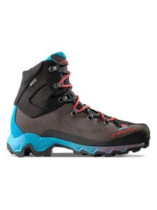 LA SPORTIVA Skórzane buty turystyczne "Aequilibrium Trek GTX" w kolorze szaro-niebieskim rozmiar: 38,5. Niebieskie buty trekkingowe La Sportiva, z gore-texu, bez zapięcia. Za 701,16 zł.