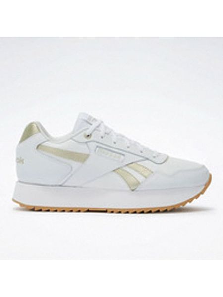 Reebok Sneakersy "Glide Ripple Double" w kolorze białym rozmiar: 40. Białe trampki Reebok, bez wzorów, bez zapięcia. Za 213,69 zł.