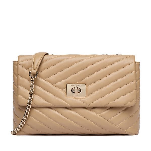 Torebka Nine West. Brązowe torebki klasyczne Nine West, bez wzorów, bez dodatków. Za 199,99 zł.