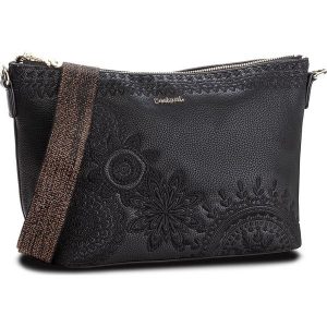 Torebka DESIGUAL - 18WAXPDN 2000. Czarne listonoszki marki Desigual, ze skóry ekologicznej. Za 249,90 zł.