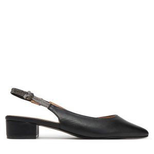 Czółenka Sergio Bardi. Czarne czółenka Sergio Bardi, bez wzorów, bez obcasa, bez zapięcia. Za 299,99 zł.