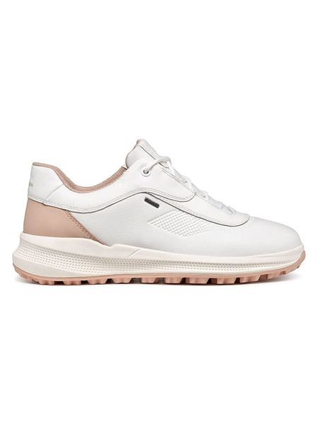 Geox Skórzane sneakersy "PG1X" w kolorze beżowo-kremowym rozmiar: 39. Brązowe trampki Geox, bez wzorów, z materiału, bez zapięcia. Za 319,88 zł.