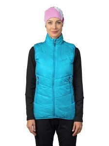 Hannah Kamizelka w kolorze błękitnym rozmiar: 44. Niebieskie kamizelki Hannah, bez wzorów, bez kołnierzyka, bez ramiączek, bez kaptura. Za 295,99 zł.