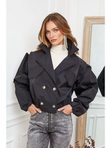 Joséfine Kurtka przejściowa "Johaz" w kolorze czarnym rozmiar: L. Czarne kurtki Joséfine, l, bez wzorów, bez kaptura. Za 148,61 zł.