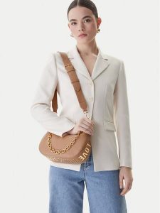 LOVE MOSCHINO Torebka JC4018PP1OLT0104 Beżowy. Brązowe torebki klasyczne LOVE MOSCHINO, bez wzorów, ze skóry, bez dodatków. Za 685,99 zł.