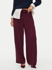 Vero Moda Spodnie dresowe Esme 10338748 Bordowy Regular Fit. Czerwone spodnie dresowe Vero Moda, s, bez wzorów, z dresówki. Za 179,99 zł.