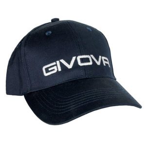 Czapka Givova Unisex Granatowa z Wizjerem - Styl i Komfort. Niebieskie czapki Givova, bez wzorów, z bawełny, eleganckie. Za 127,99 zł.