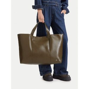 Torebka G-Star. Brązowe shopper bag G-Star, bez wzorów, bez dodatków. Za 299,99 zł.