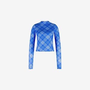 Rashguard top do pływania, surfingu & nurkowania damski premium. Niebieskie bikini WALLIEN, bez wzorów, prążkowane. Za 339,00 zł.