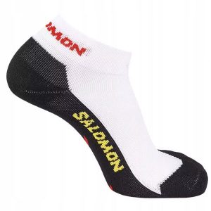Skarpety, stopki dla biegaczy Salomon Speedcross low. Czarne skarpetki Salomon, bez wzorów. W wyprzedaży za 48,00 zł.