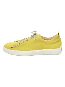 Think! Skórzane sneakersy "Turna" w kolorze żółtym rozmiar: 38. Żółte trampki Think, bez wzorów, bez zapięcia. Za 291,68 zł.