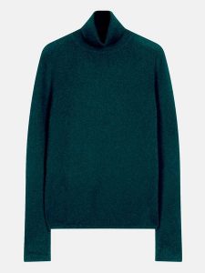 Perfect Cashmere Kaszmirowy golf "Ashley" w kolorze niebieskim rozmiar: M. Niebieskie golfy Perfect Cashmere, bez wzorów, z kaszmiru. Za 274,03 zł.