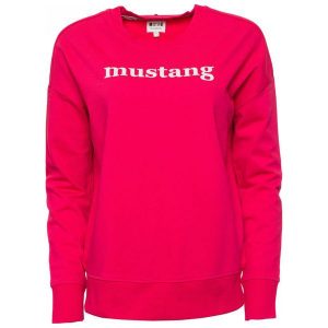 Mustang Bluza Damska Printed Sweat, S, Różowa. Bluzy marki Mustang. Za 242,00 zł.